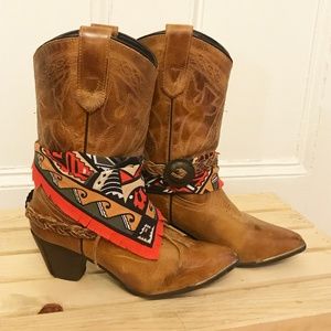 Scarf Cowboy Boots